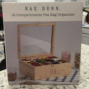 ****NOT FOR SALE. *****
Rae Dunn Bamboo Tea Bag Organizer. Brand New